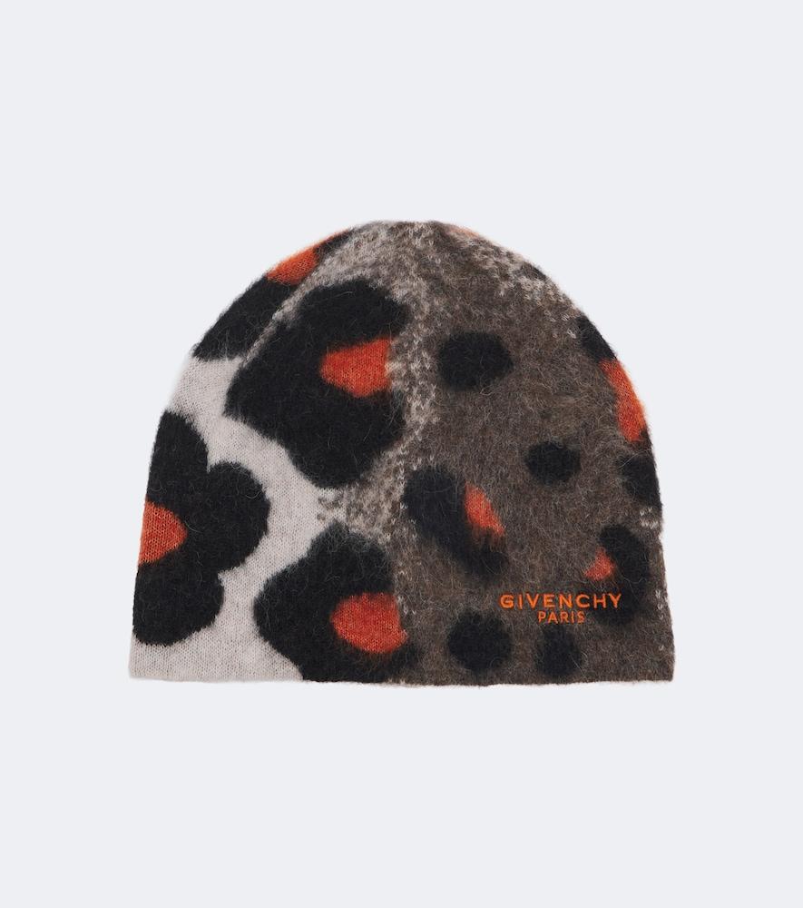 givenchy alpaca and wool-blend jacquard beanie