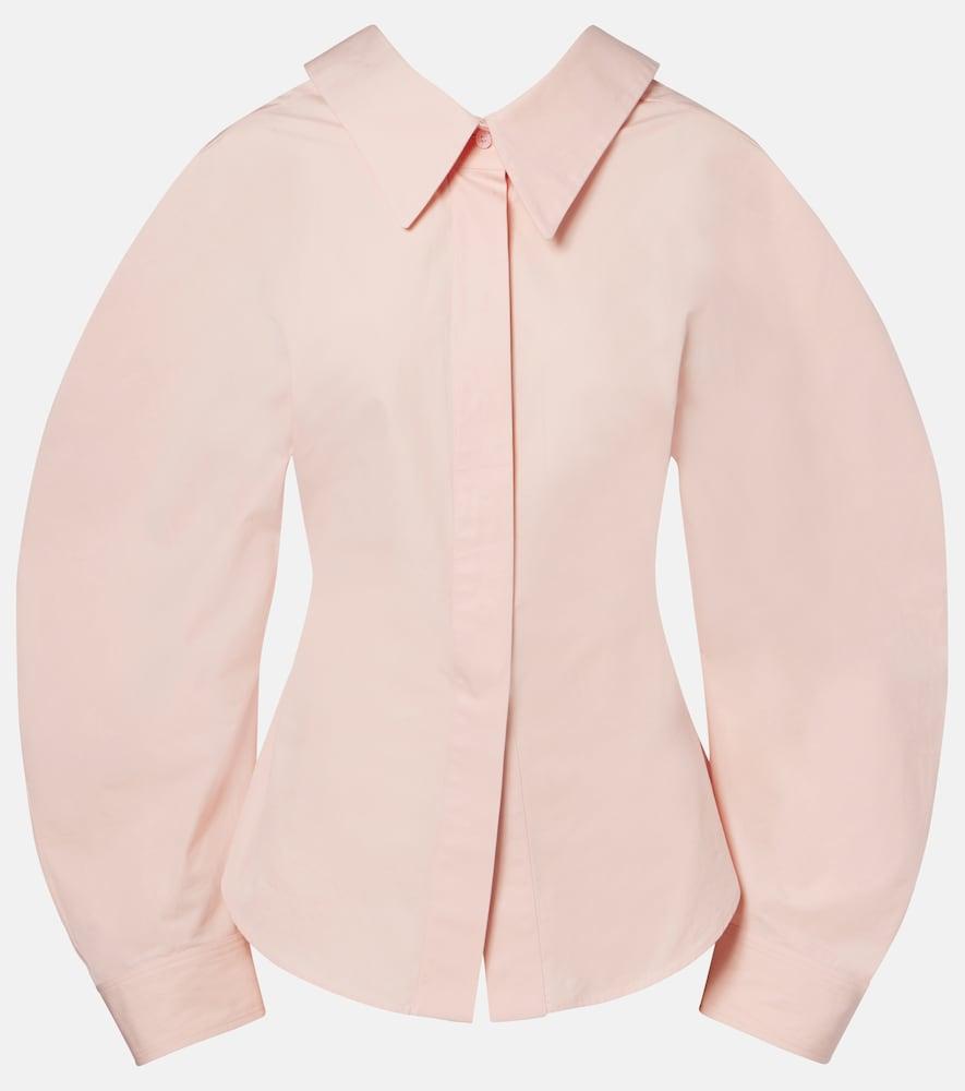 givenchy balloon-sleeve cotton shirt