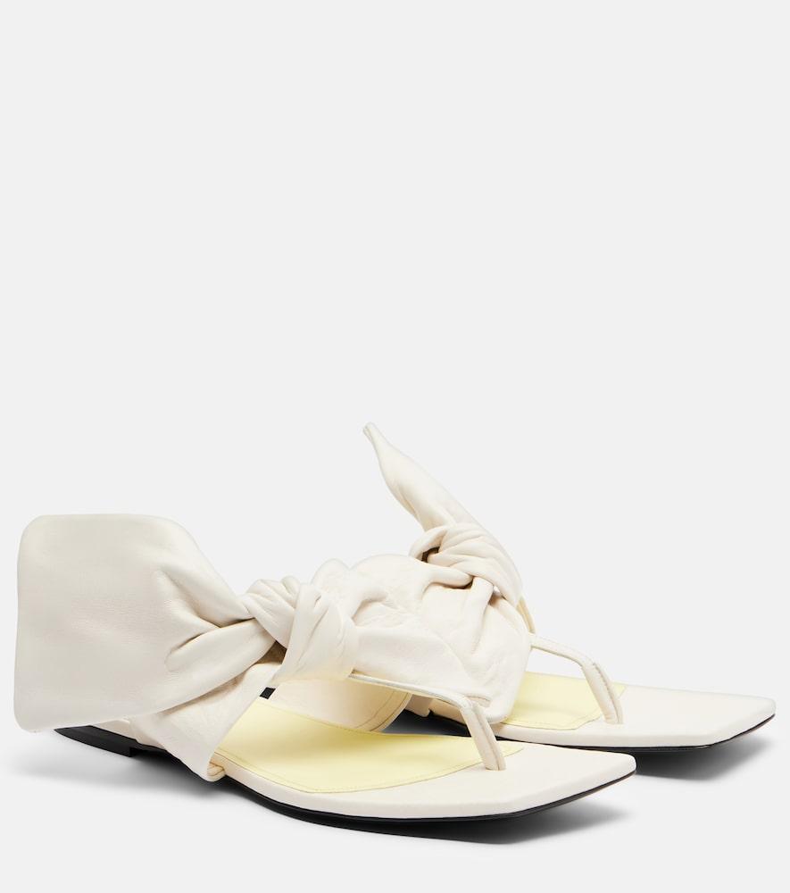 givenchy boudoir bow leather sandals