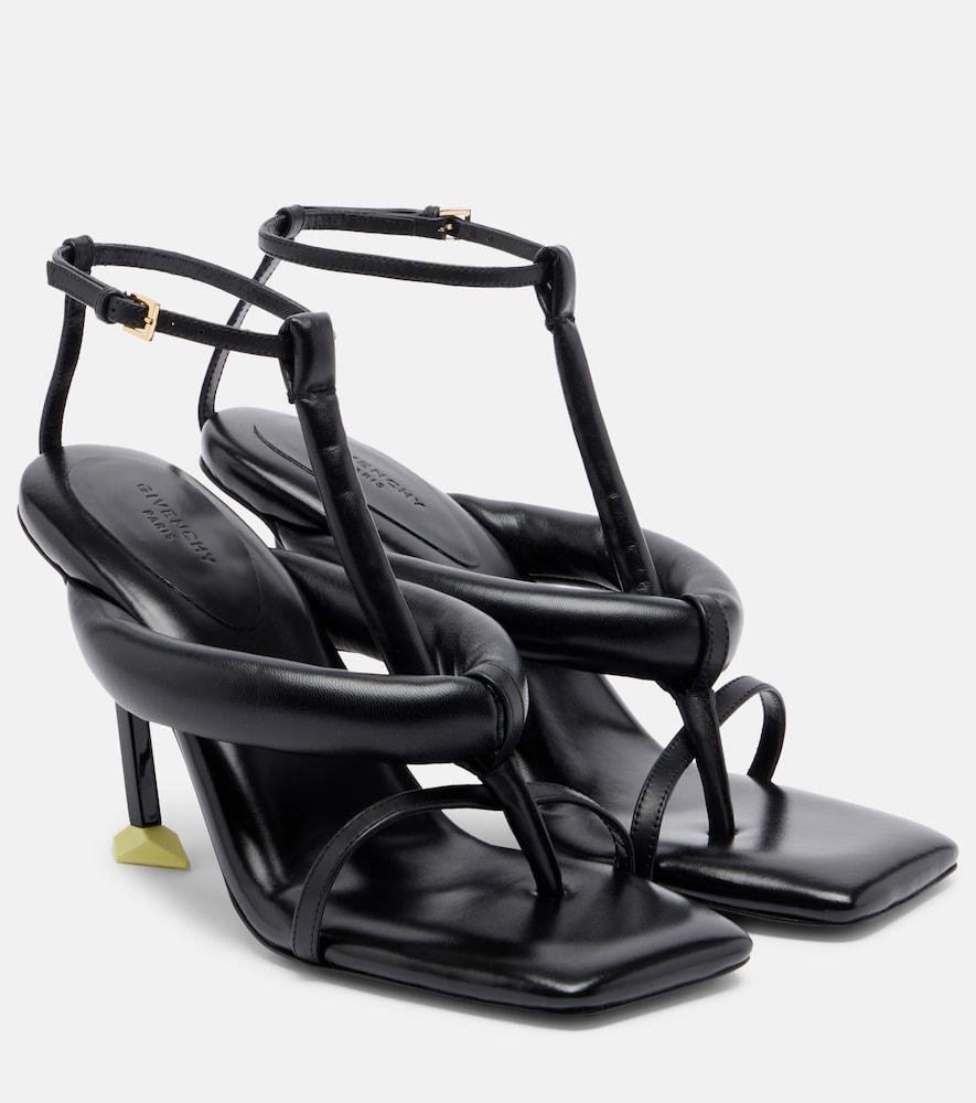 givenchy boudoir leather thong sandals