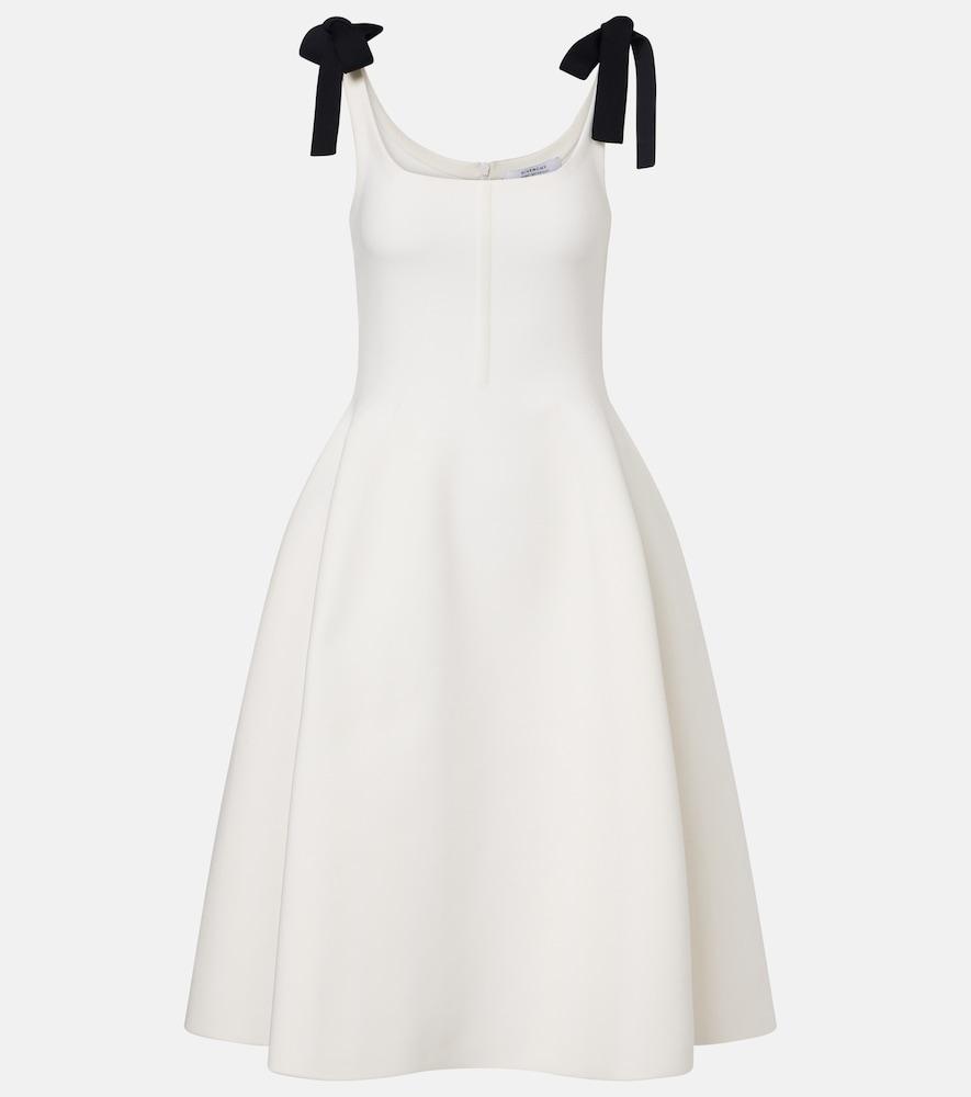 givenchy bow-detail midi dress