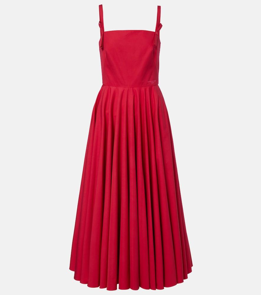 givenchy cotton midi dress