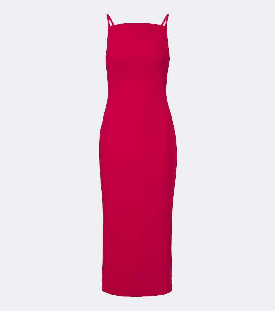 givenchy crêpe cady midi dress