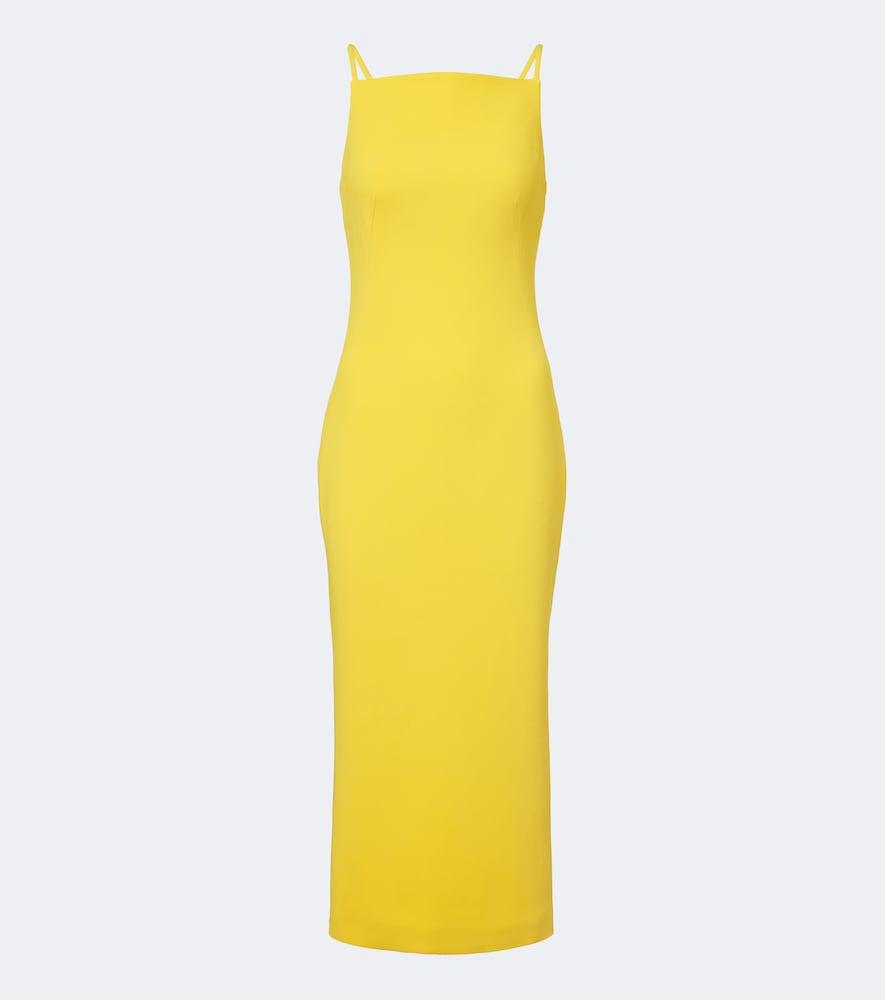 givenchy crêpe cady midi dress