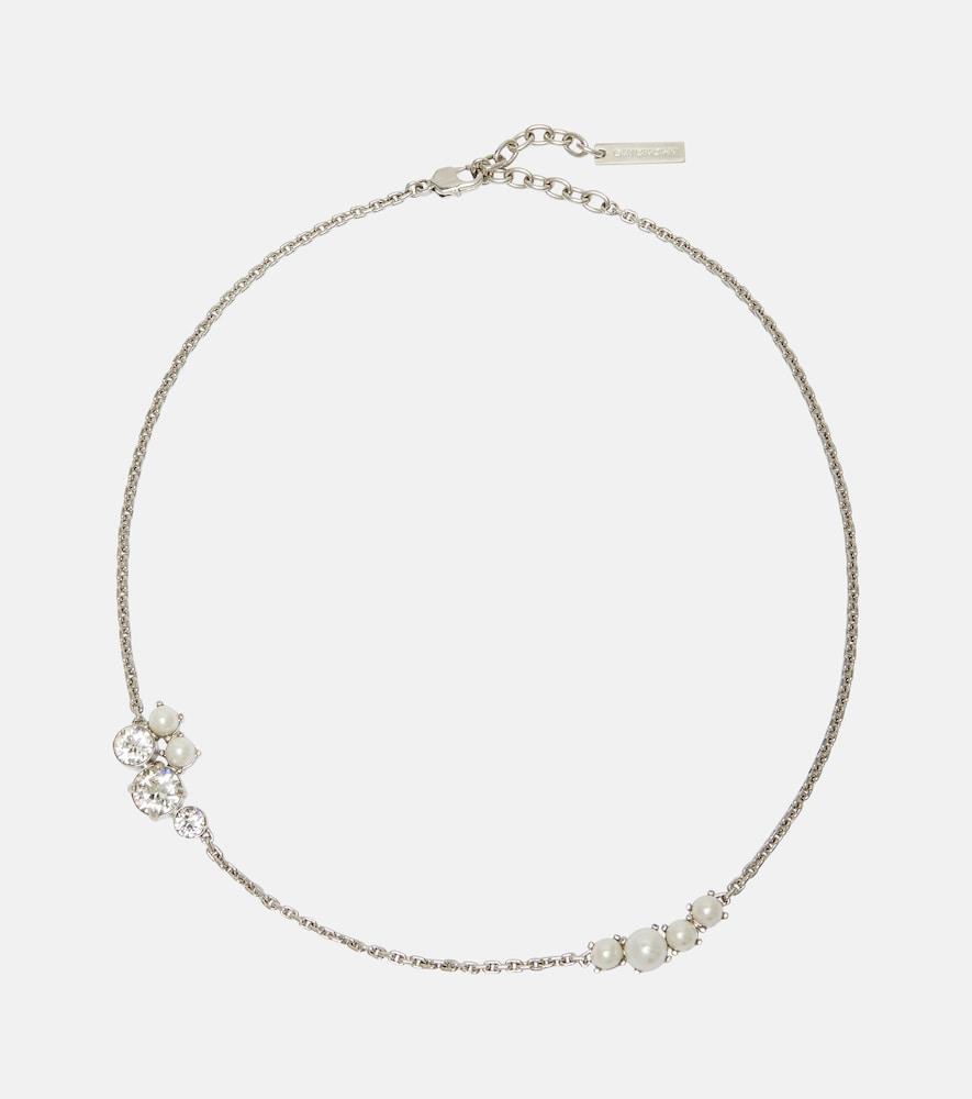 givenchy crystal pearl necklace