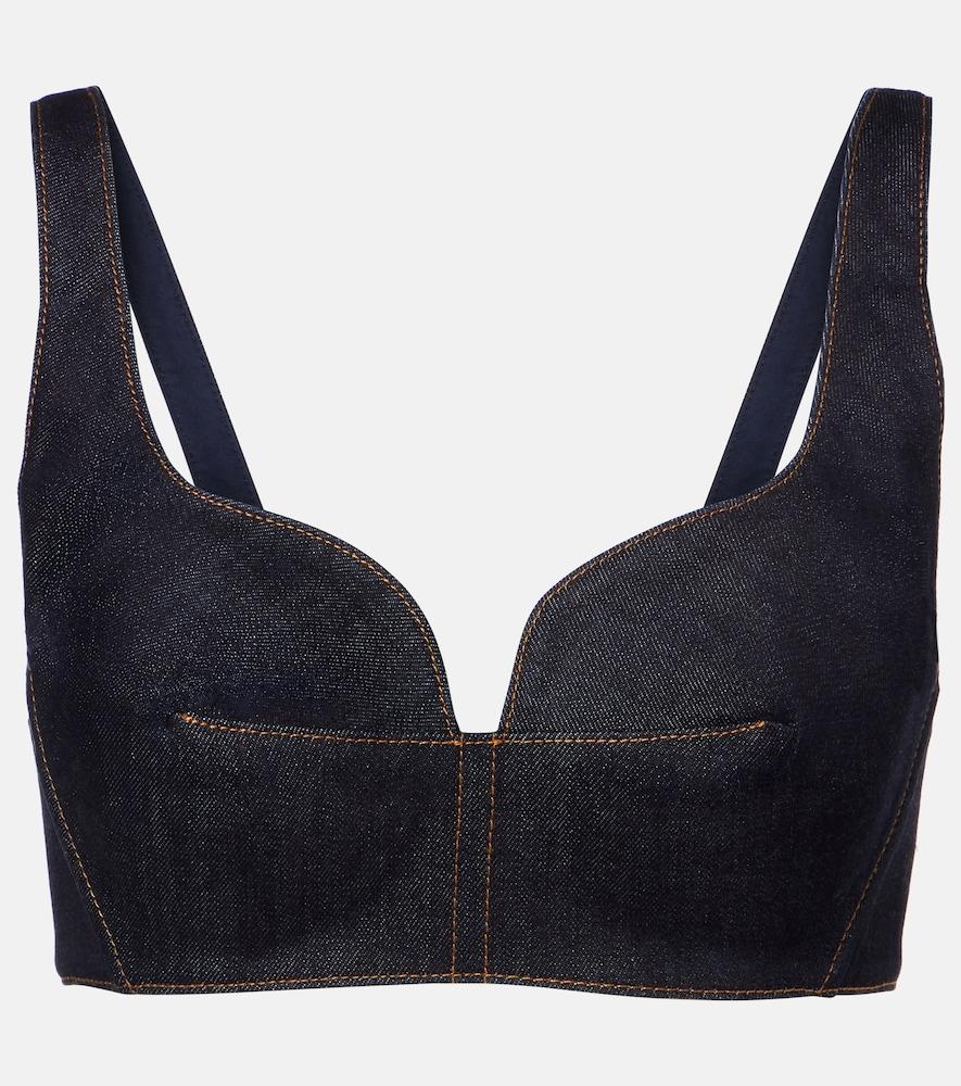 givenchy denim bra top