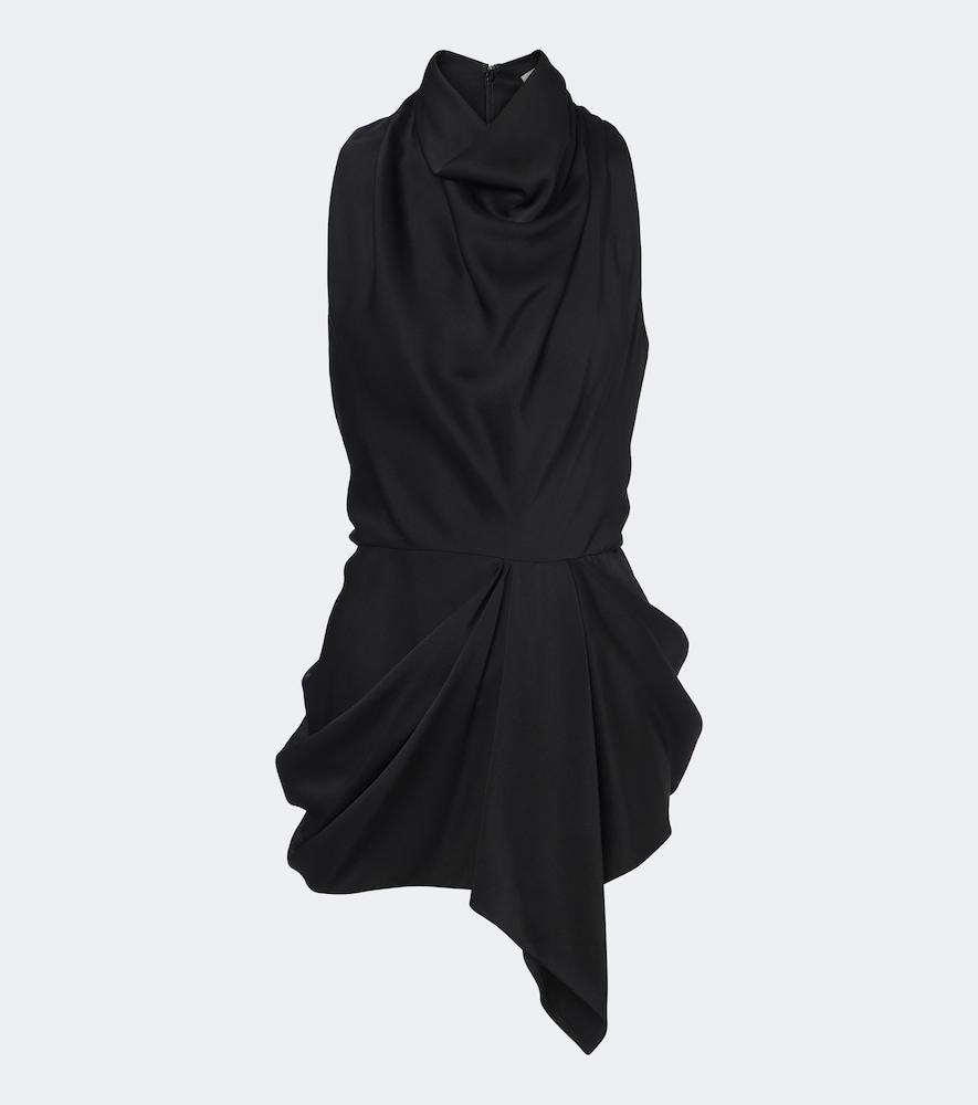 givenchy draped satin top