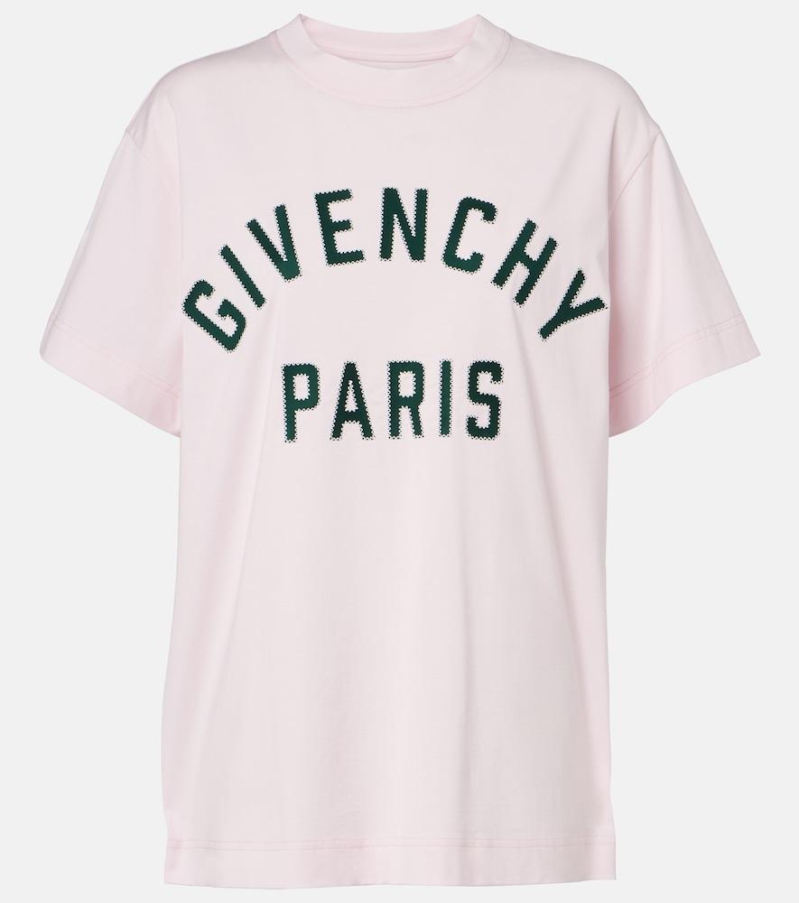 givenchy logo appliqué cotton t-shirt