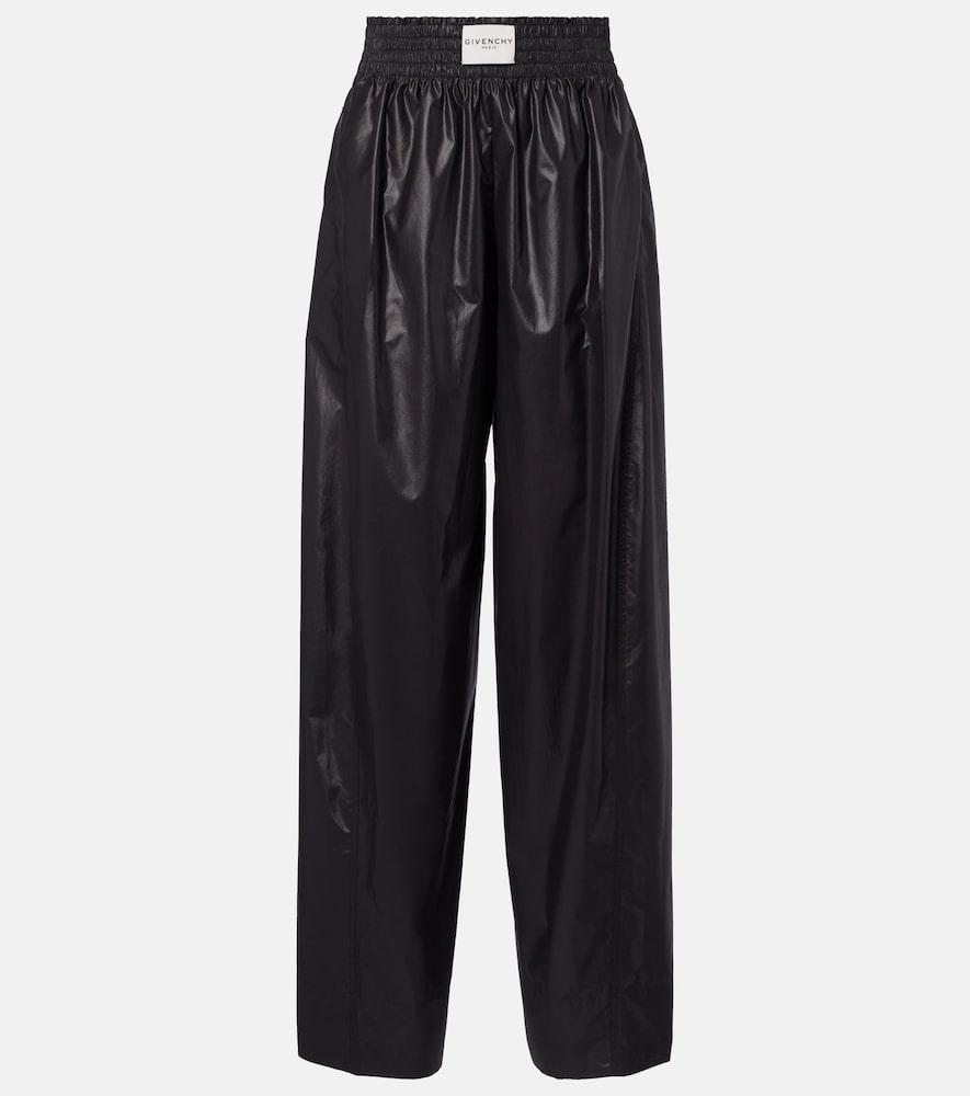 givenchy logo wide-leg pants