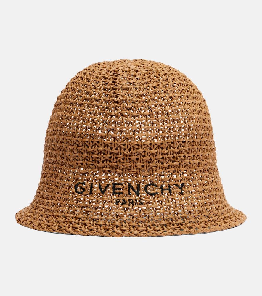 givenchy logo woven cotton-blend bucket hat