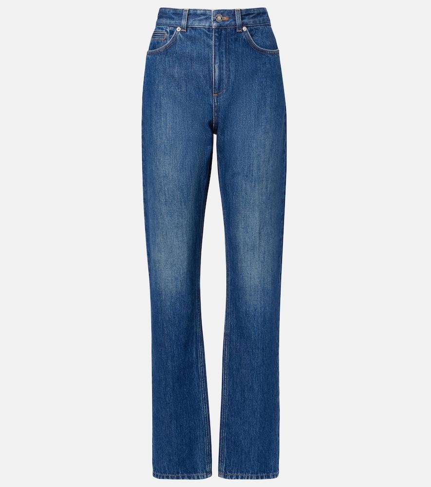 givenchy mid-rise straight jeans