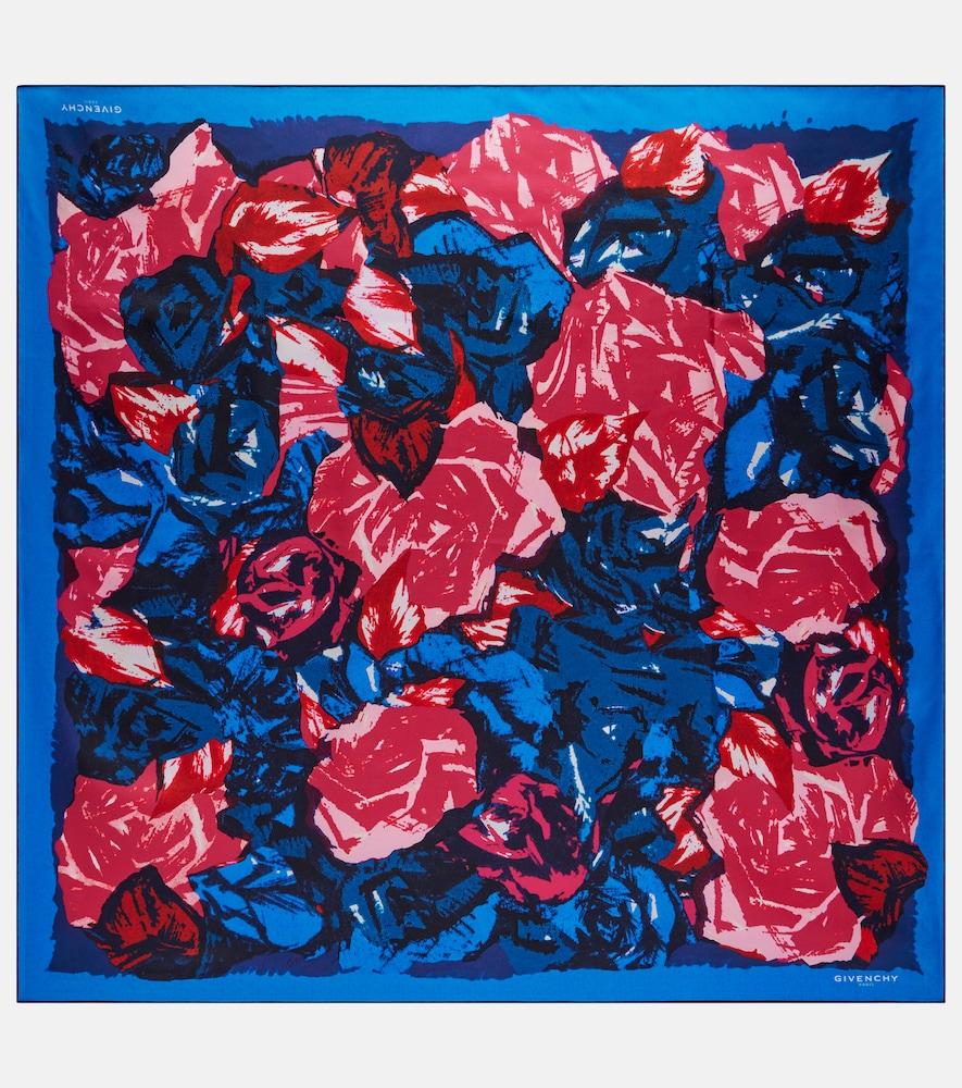 givenchy printed silk scarf