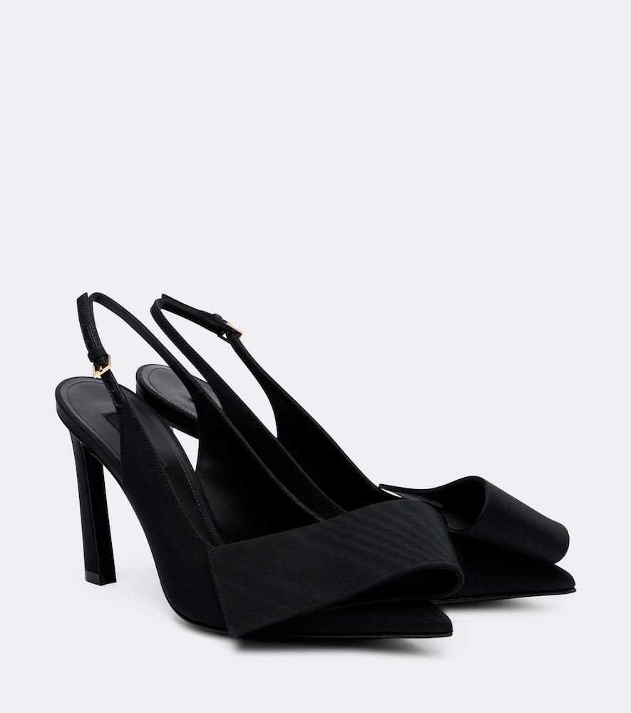givenchy twisted ribbon slingback pumps