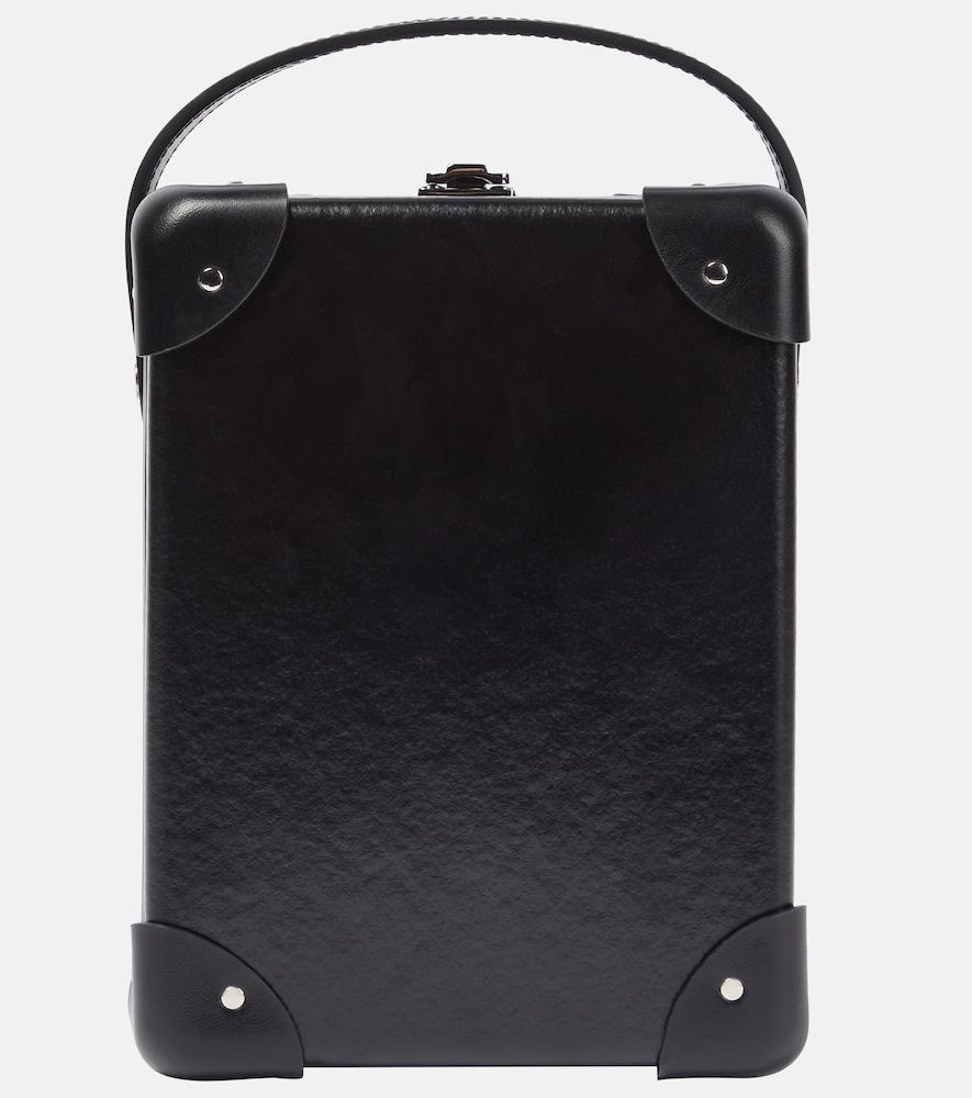 globe-trotter centenary leather-trimmed watch case