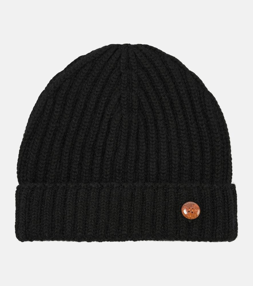 god's true cashmere molly hogan ribbed-knit cashmere beanie