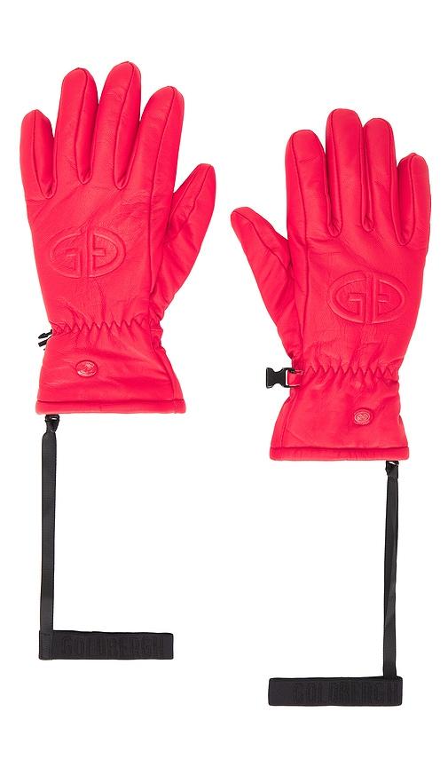 goldbergh freeze gloves in red. - size 6.5 (also in 7, 7.5)