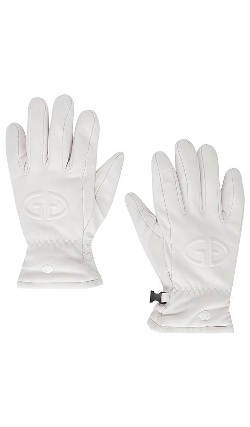 goldbergh freeze gloves in white. - size 7 (also in 7.5, 8)
