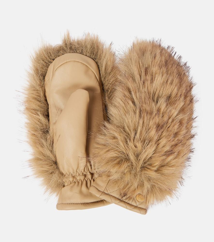 goldbergh hill leather ski mittens