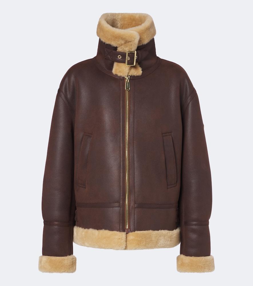 goldbergh keisa teddy-trimmed jacket