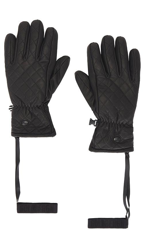goldbergh nishi gloves in black. - size 6.5 (also in 7, 7.5)