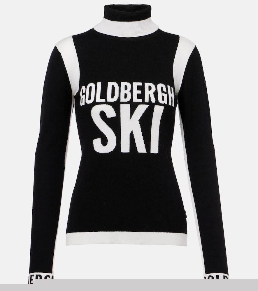 goldbergh noemi intarsia turtleneck sweater