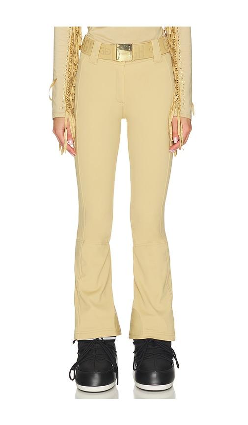 goldbergh pippa gold ski pant in tan. - size 32 (also in 34)