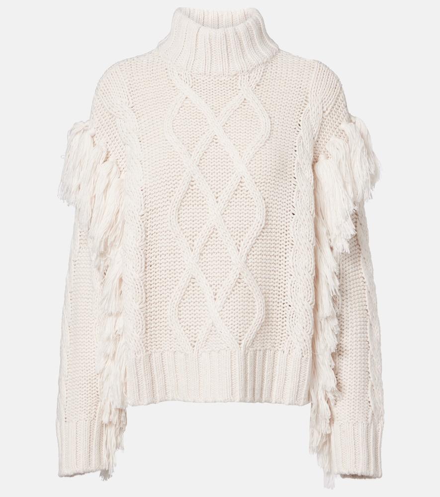 goldbergh turtleneck wool-blend sweater