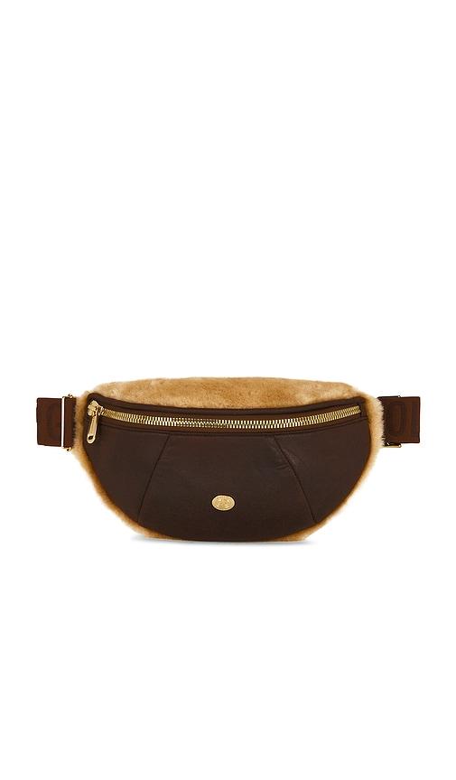 goldbergh yuka fanny pack in brown.
