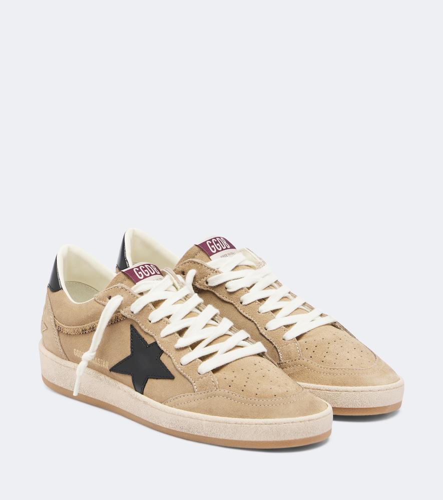 golden goose ball star suede sneakers
