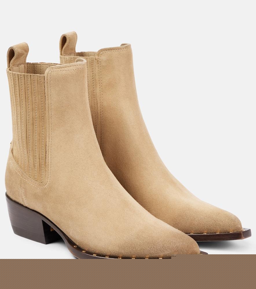 golden goose debbie suede ankle boots