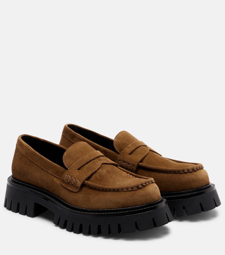 golden goose jerry suede loafers