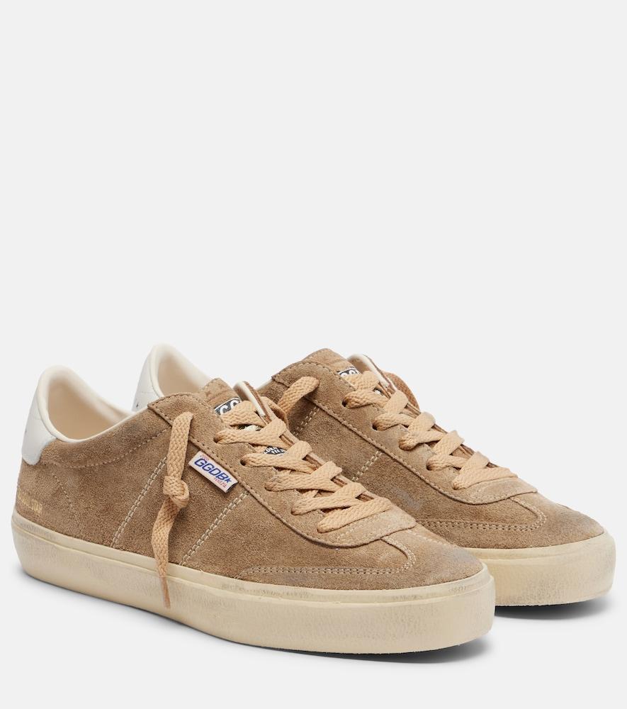 golden goose soul star suede sneakers
