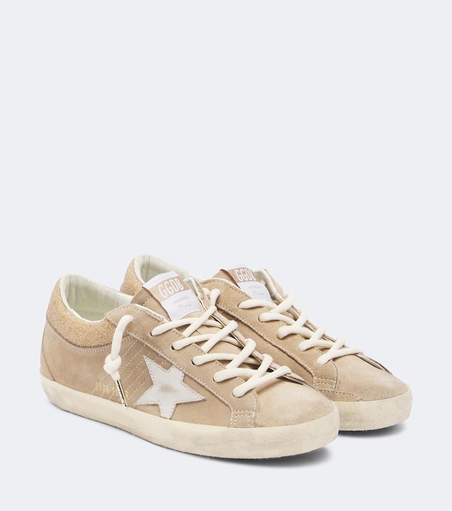 golden goose super star suede sneakers