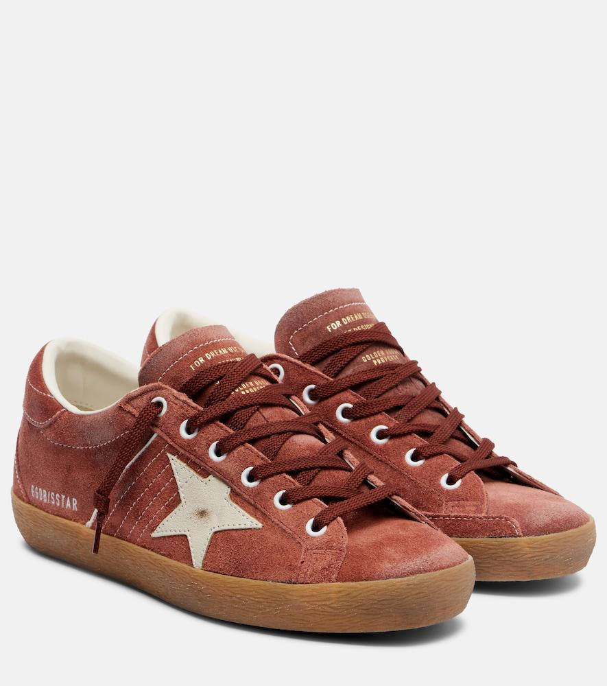 golden goose super-star suede sneakers