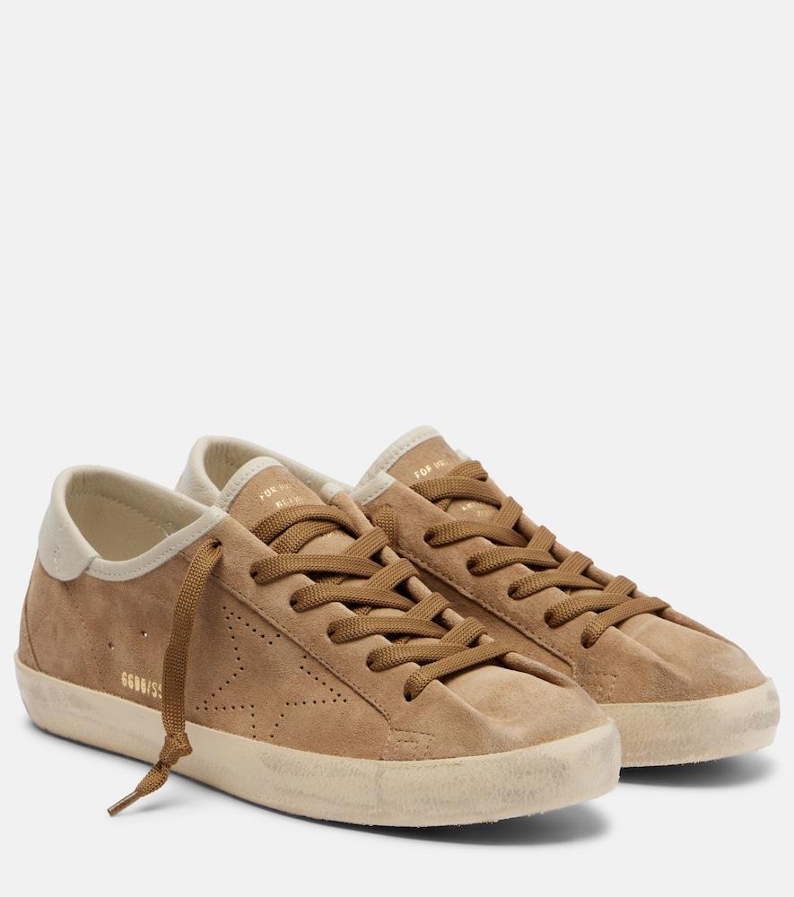 golden goose super-star suede sneakers