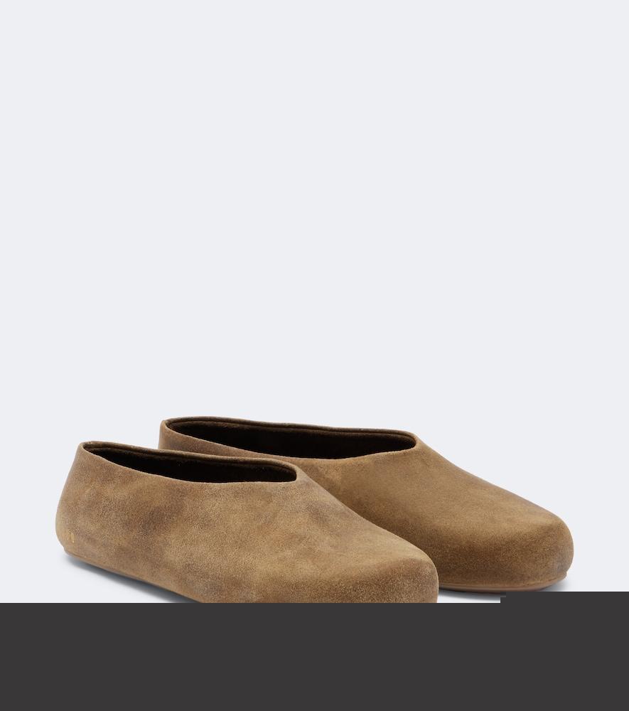golden goose tierra suede slip-on shoes
