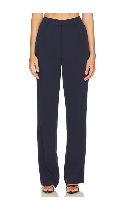 good american column trouser in navy. - size 22 (also in 24, 26, 28)