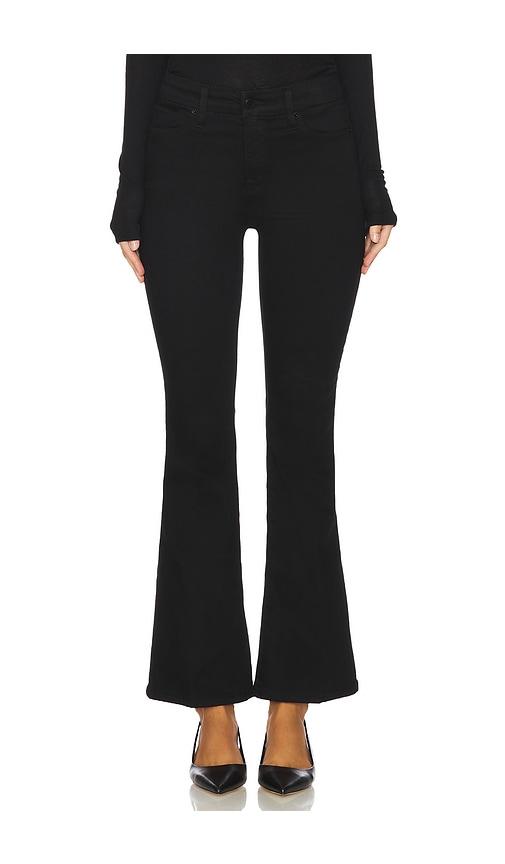 good american good petite flare jeans in black. - size 14 (also in 24)
