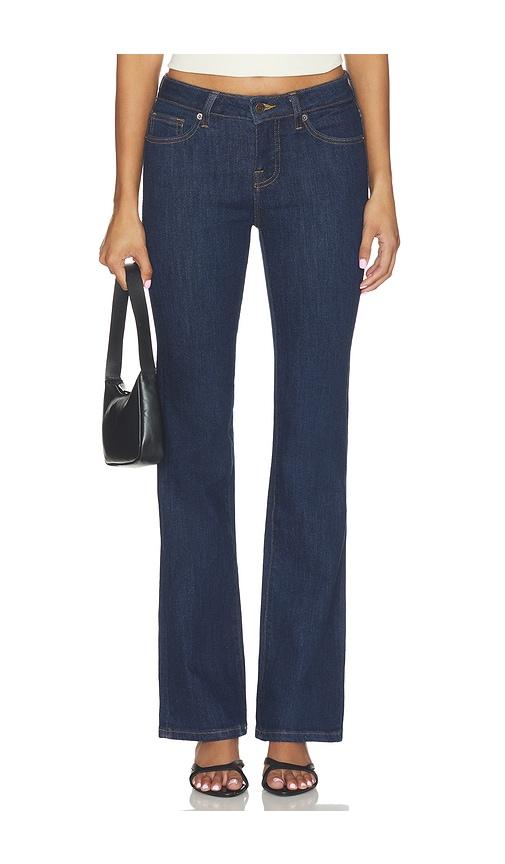 good american low boot jeans in denim-dark. - size 0 (also in 00, 10, 12, 14, 2, 4, 6, 8)