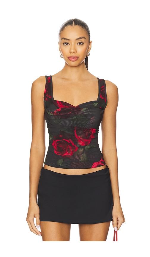 good american mesh bustier in black. - size xxl/2x (also in xxxl/3x)