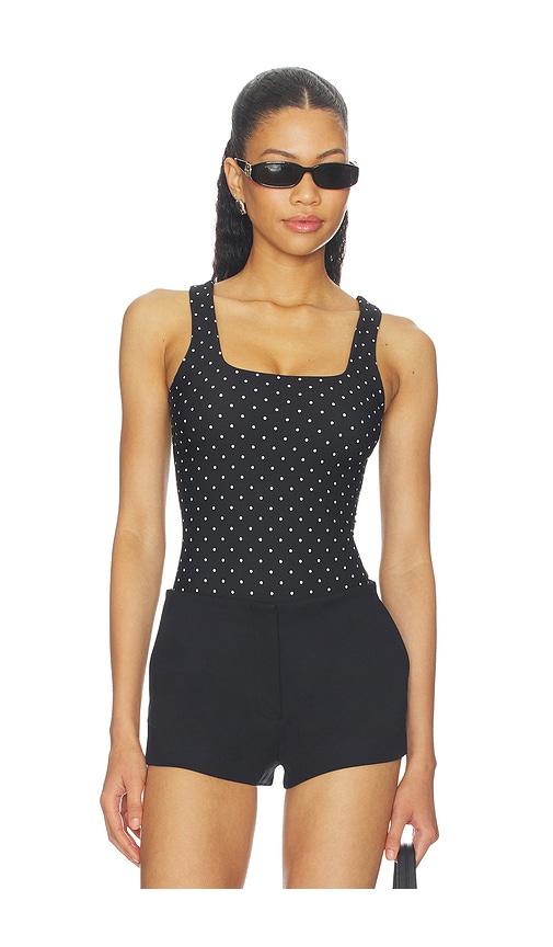 good american the weightless sculpting modern tank bodysuit in black. - size l (also in xs, s, m, xl/1x, xxxl/3x, xxxxl/4x)