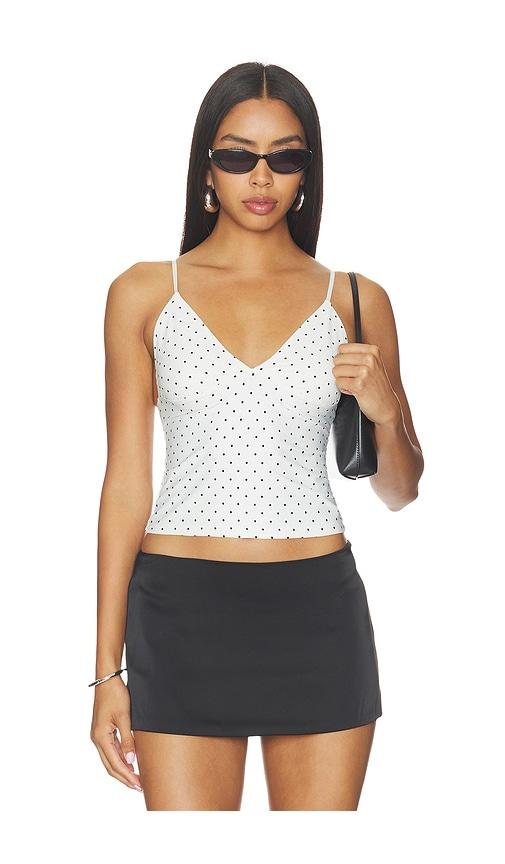 good american the weightless sculpting modern tank top in black & white. - size l (also in xs, s, m, xxl/2x, xxxl/3x, xxxxl/4x)