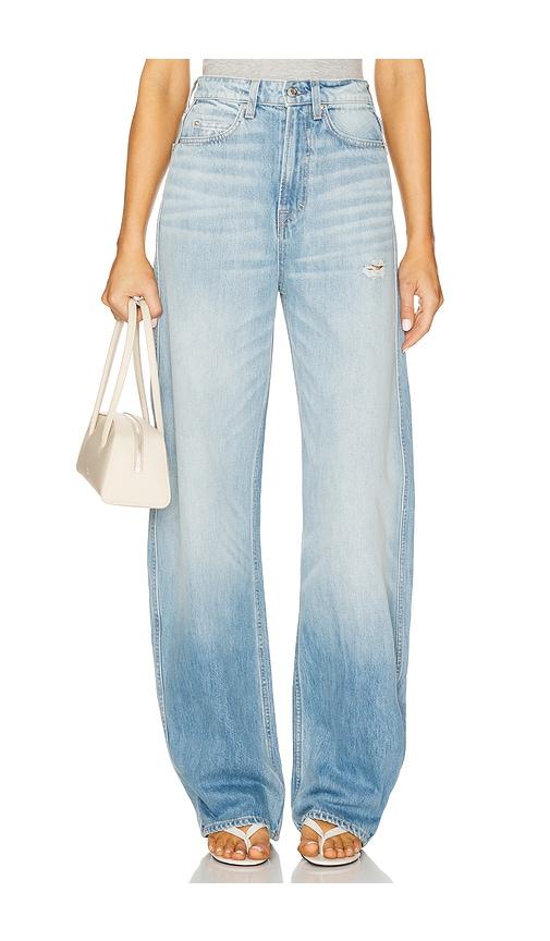 grlfrnd austen high rise curve jeans in blue. - size 23 (also in 24, 25)