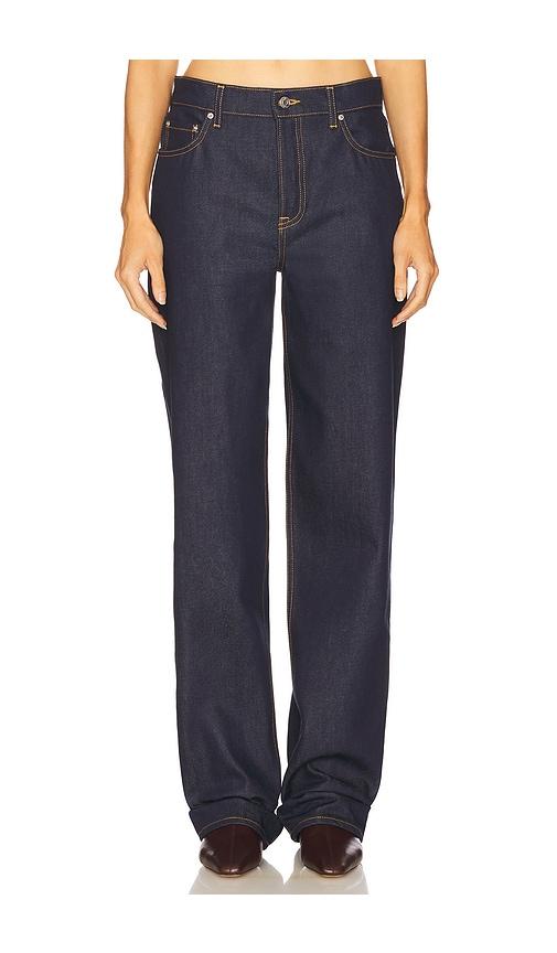 grlfrnd bella low rise boyfriend in blue. - size 26 (also in 27, 28, 29, 30, 31)