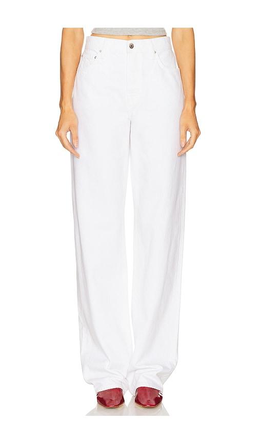 grlfrnd bella low rise boyfriend in white. - size 27 (also in 29, 31)
