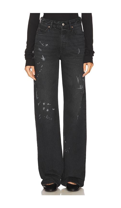 grlfrnd elliot v front in black. - size 24 (also in 25, 26, 27, 28)