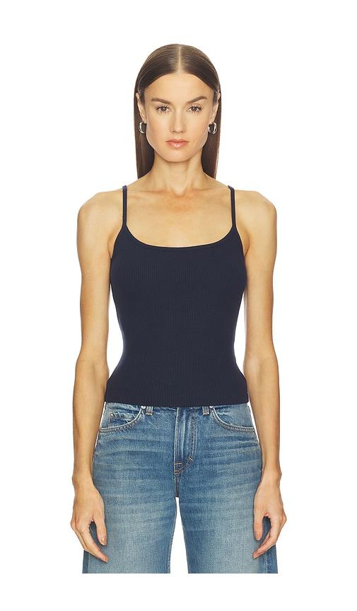 grlfrnd essential cami in navy. - size l (also in m, xl)