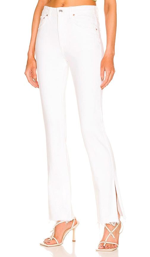 grlfrnd harlow high rise boot jeans in white. - size 23 (also in 24, 29, 31, 32)