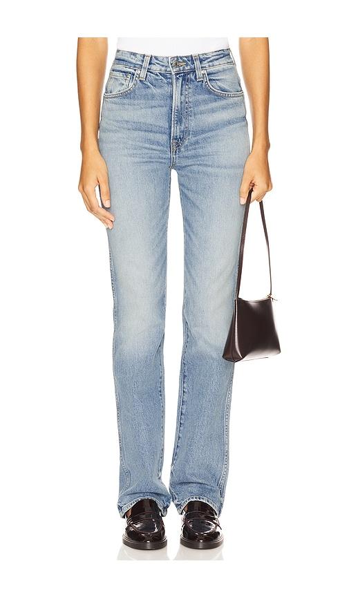 grlfrnd sara high rise slim in blue. - size 24 (also in 30, 31)