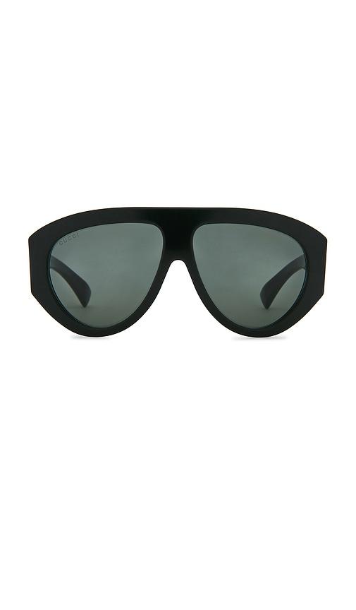 gucci aviator sunglasses in black,grey.